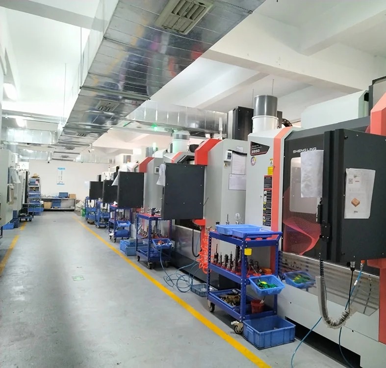 CNC machining workshop